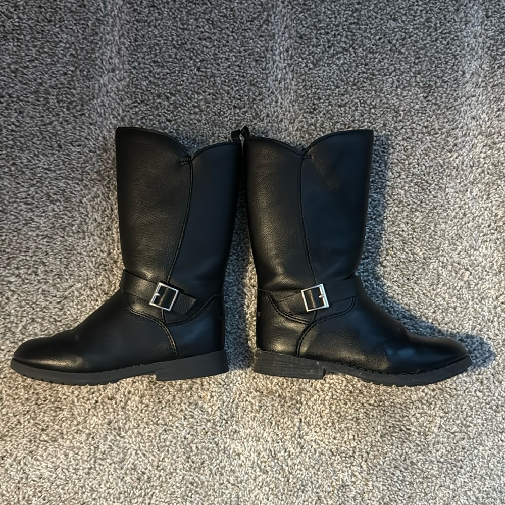 Osh Kosh black riding boots